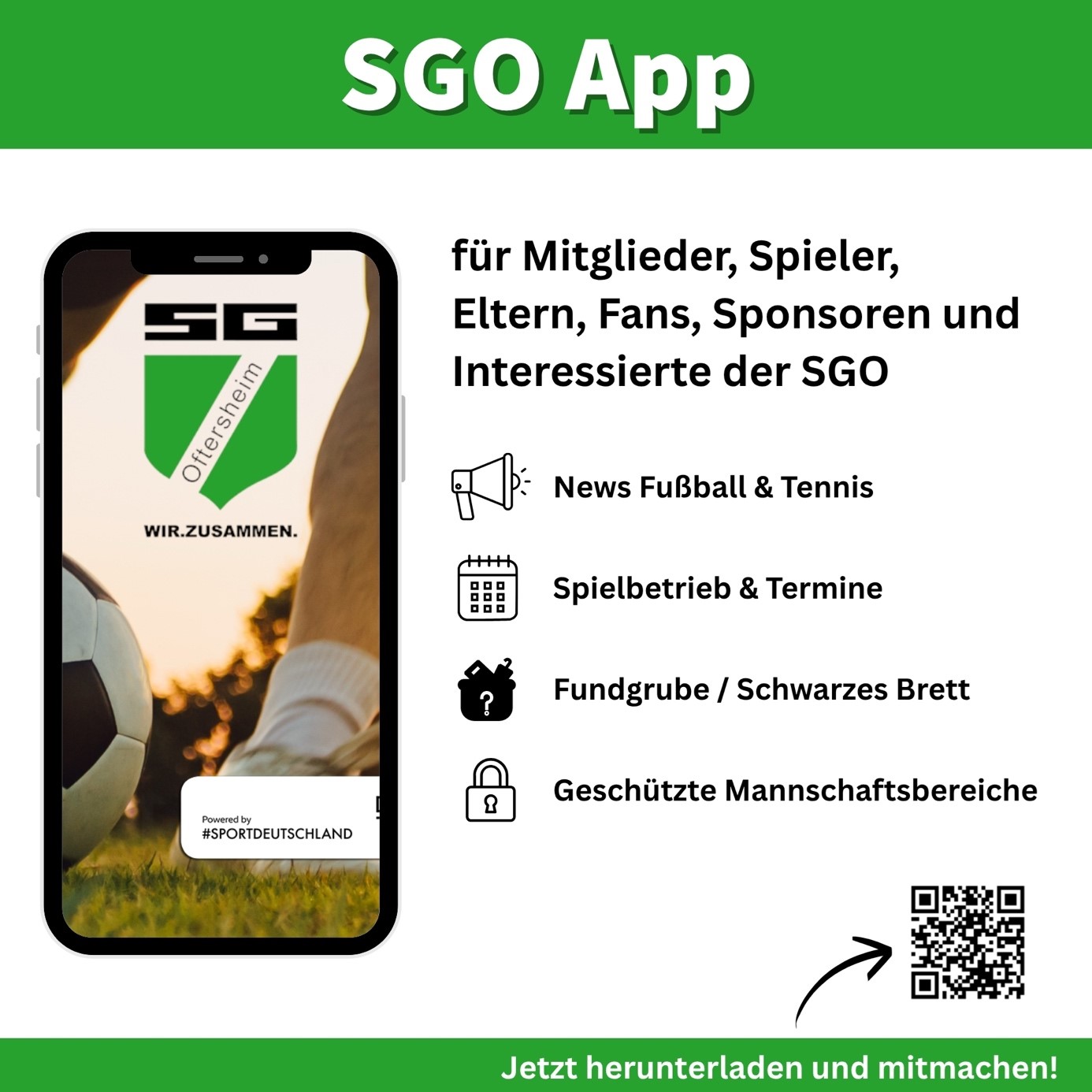 Die SGO App ist da – unser Verein wird digital