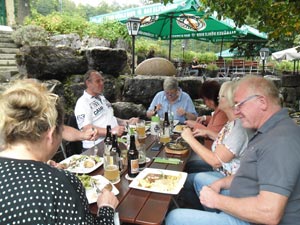 Ausflug Förderkreis der SG Oftersheim - Mittagessen in der Siegelsbacher Mühle