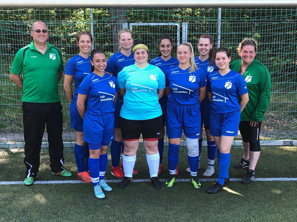 SG Oftersheim Fußball Damen Teamfoto vor dem Saisonfinale