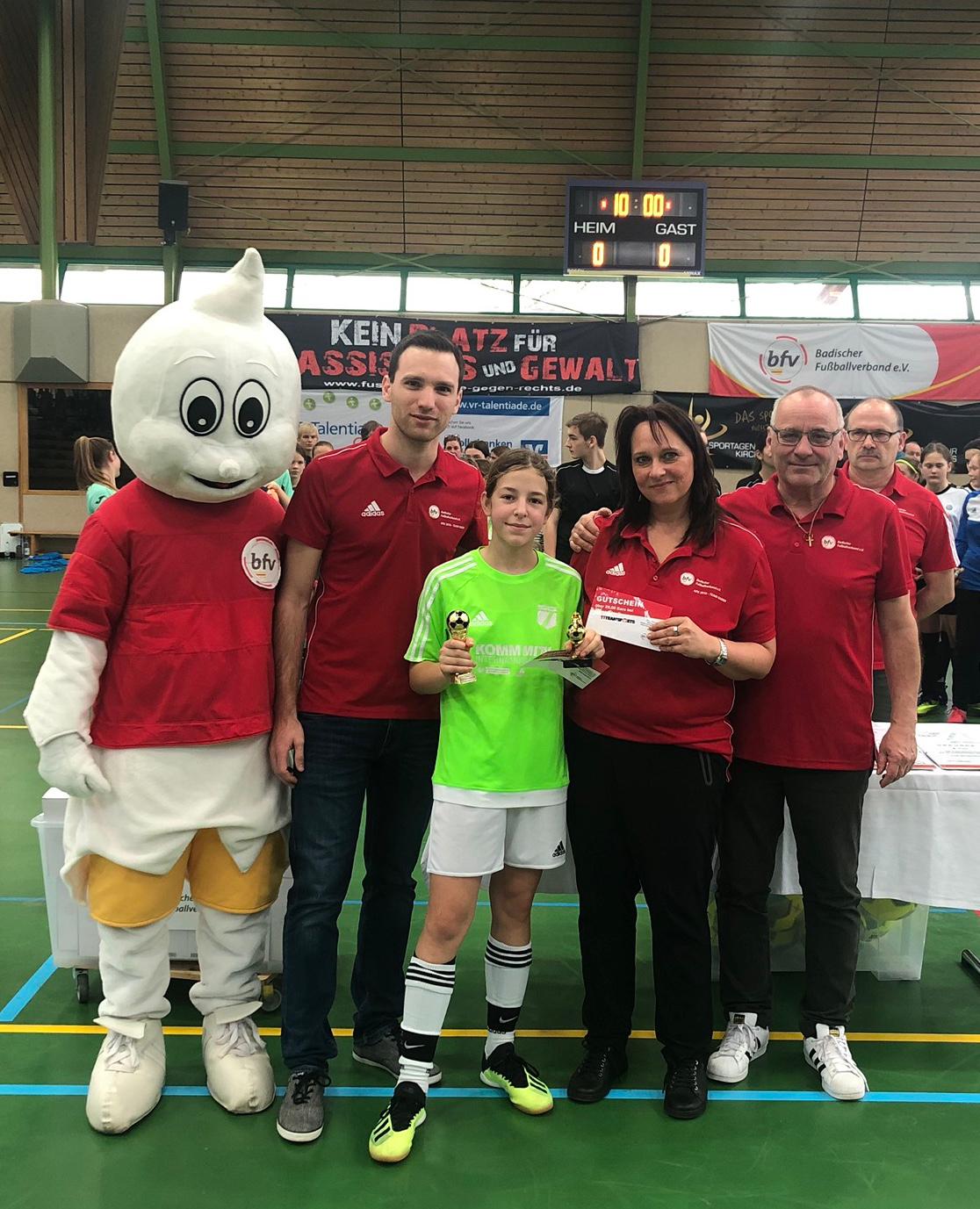 SGO D-Juniorinnen werden verdient Futsal-Vizemeister im diesjährigen Wettbewerb des Badischen Fußballverbandes (Bildquelle: Annette Kaul, bfvb)