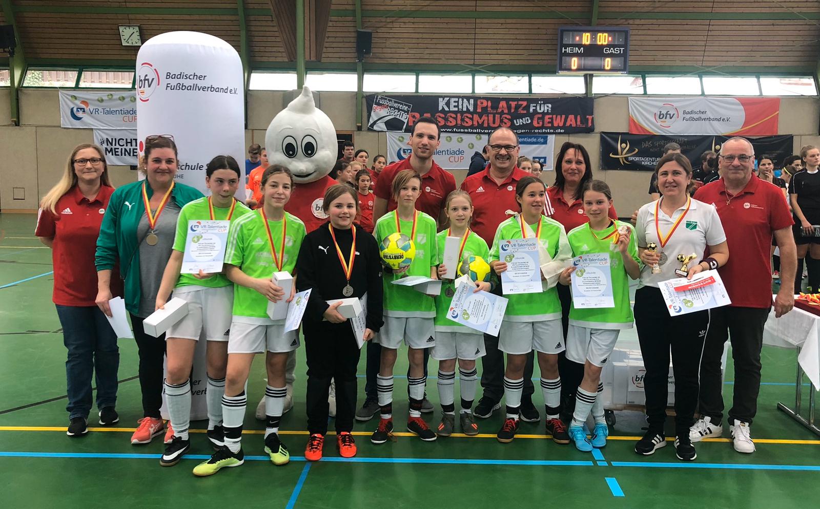 SGO D-Juniorinnen werden verdient Futsal-Vizemeister im diesjährigen Wettbewerb des Badischen Fußballverbandes (Bildquelle: Annette Kaul, bfvb)