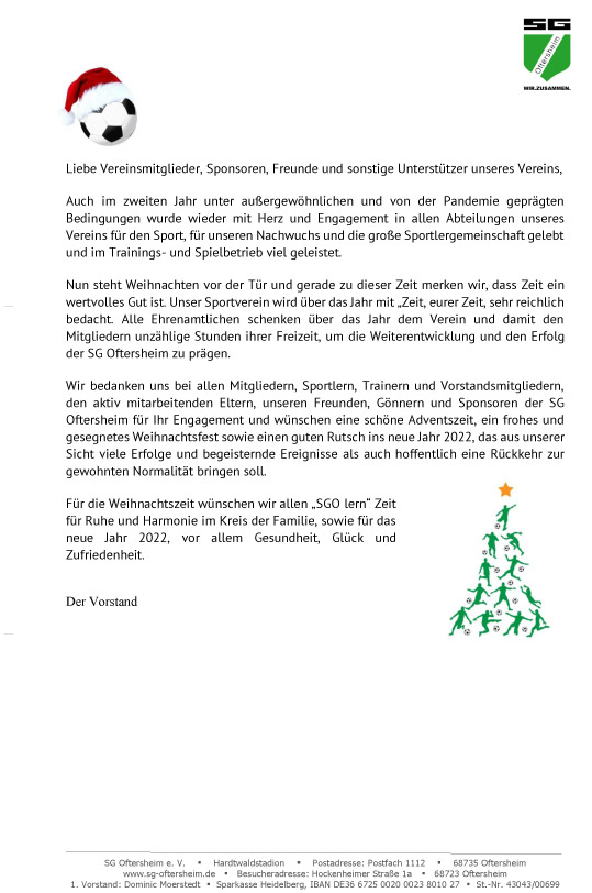 Weihnachtsgruß 2021