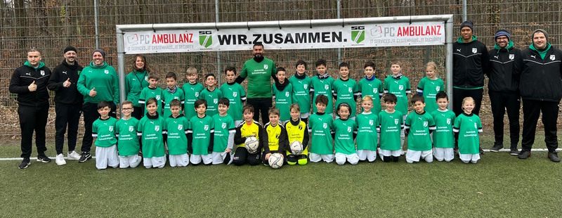 SG Oftersheim - Autowelt Schwetzingen stattet alle 3 Teams der 2014er F-Jugend mit Trikots aus.