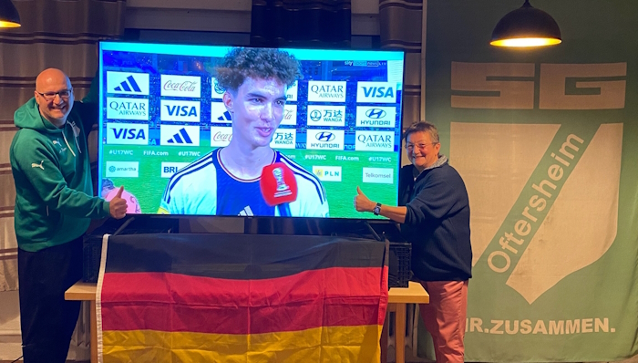 Neuer Fernseher zur Videoanalyse übergeben