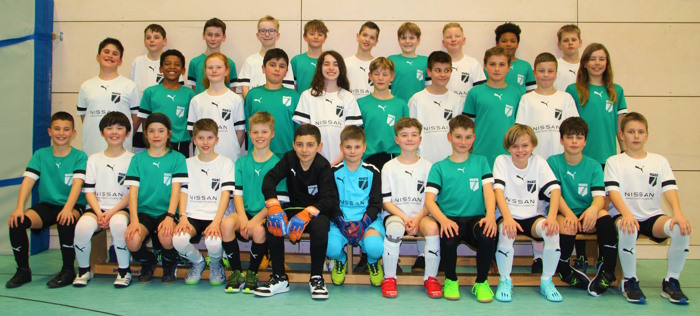 Mannschaftsfotos für die U11 Jahrgang 2012