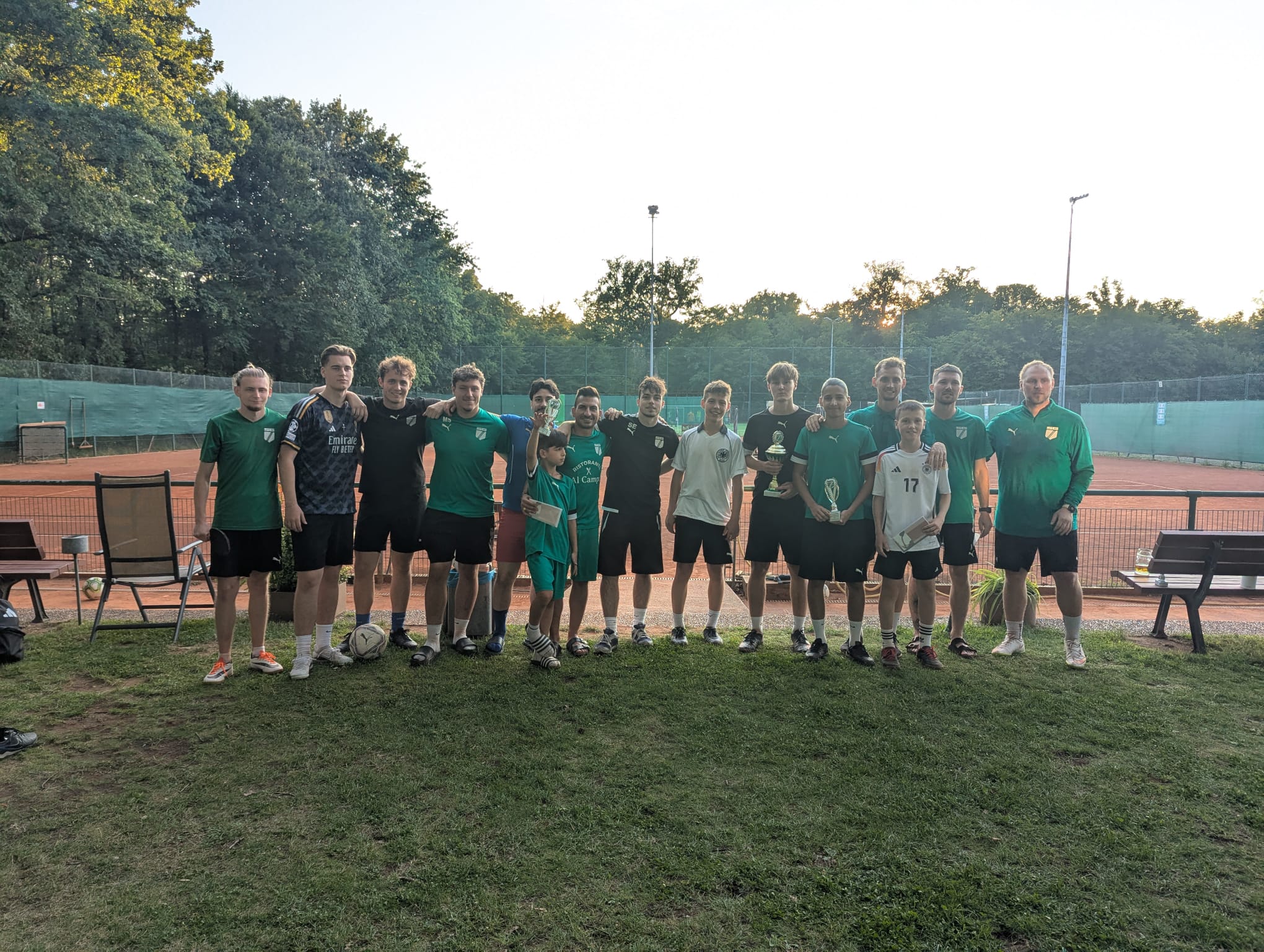 Die Gewinner der 2. Ausgabe unseres Vereinsinternen Fußball-Tennis-Turniers